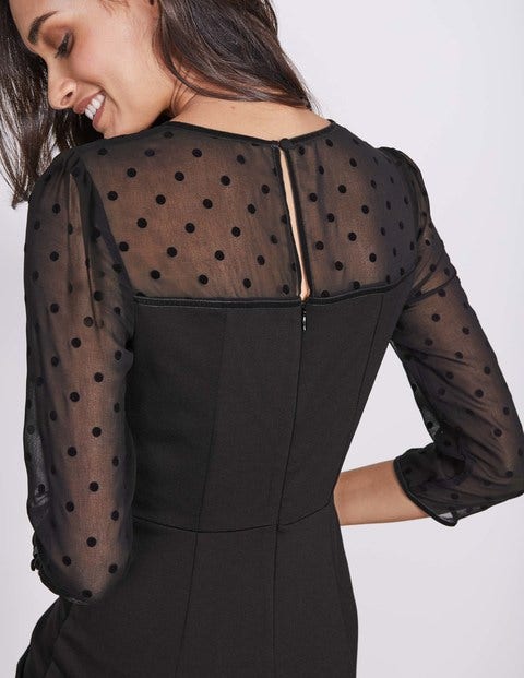Isabella Ponte Dress - Black Isabella Ponte Dress - Black