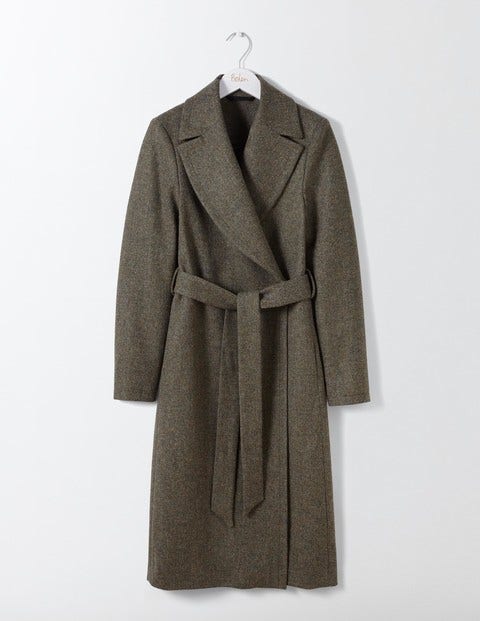 Suki British Tweed Coat - Fell Green Suki British Tweed Coat - Fell Green