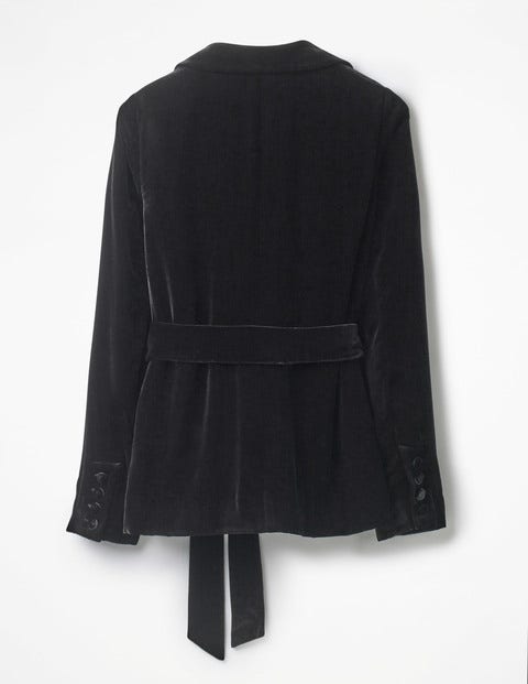 Roberta Velvet Jacket - Black Roberta Velvet Jacket - Black