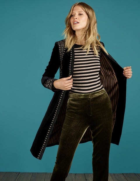 Vera Velvet Trousers - Gold Vera Velvet Trousers - Gold