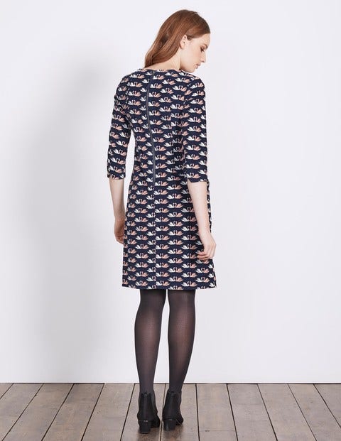 Christina Cord Dress - Navy Milkshake Swan Christina Cord Dress - Navy Milkshake Swan