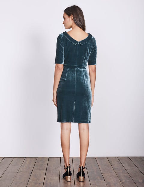 Velvet Martha Dress - Ink Pot Velvet Martha Dress - Ink Pot