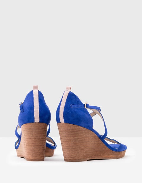 Bethany Keilabsatzschuhe - Klein Blau Bethany Keilabsatzschuhe - Klein Blau