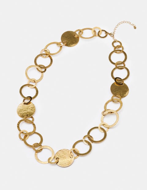 Madeline Longline Necklace - Antique Gold Metallic Madeline Longline Necklace - Antique Gold Metallic