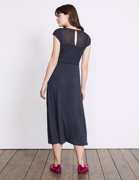 Delilah Jersey Dress - Navy Delilah Jersey Dress - Navy