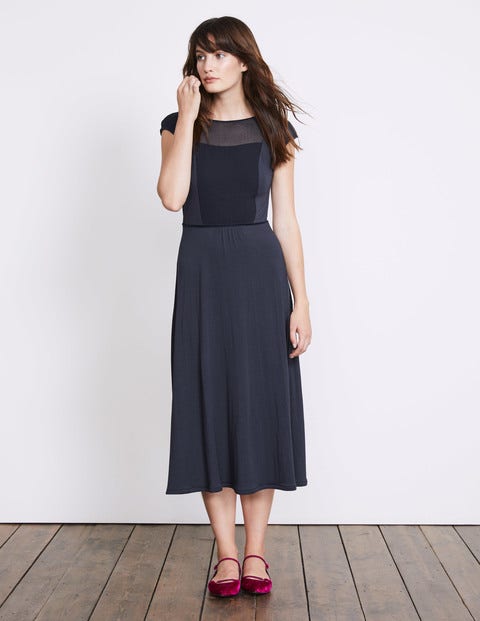 Delilah Jersey Dress - Navy Delilah Jersey Dress - Navy