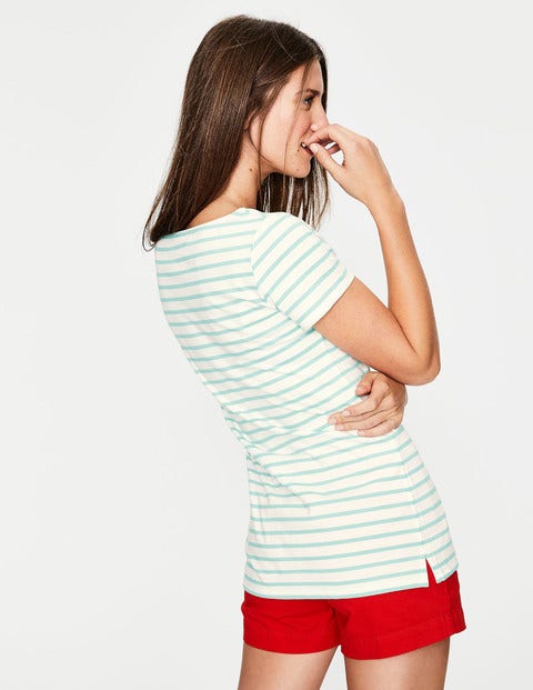 Short Sleeve Breton - Ivory/Ripple Short Sleeve Breton - Ivory/Ripple