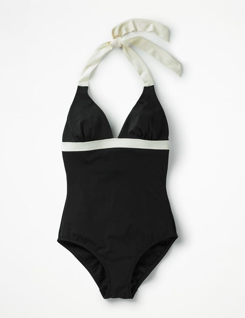 Positano Halter Swimsuit - Black Positano Halter Swimsuit - Black