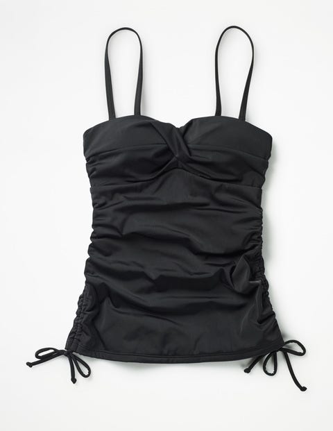 Amalfi Bandeau Tankini Top - Black Amalfi Bandeau Tankini Top - Black