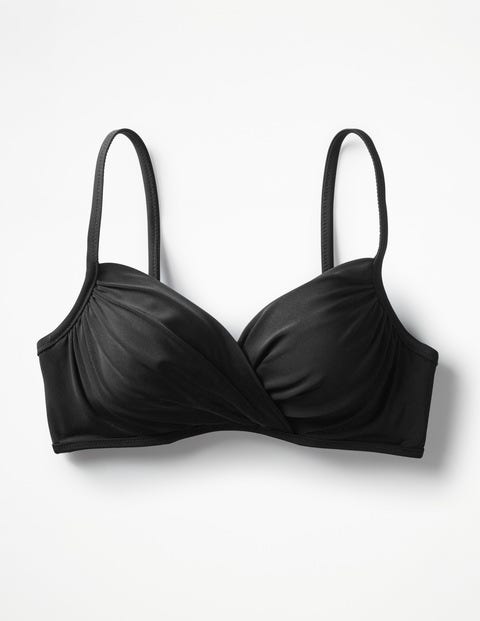 Alacati Cup-Size Bikini Top - Black Alacati Cup-Size Bikini Top - Black