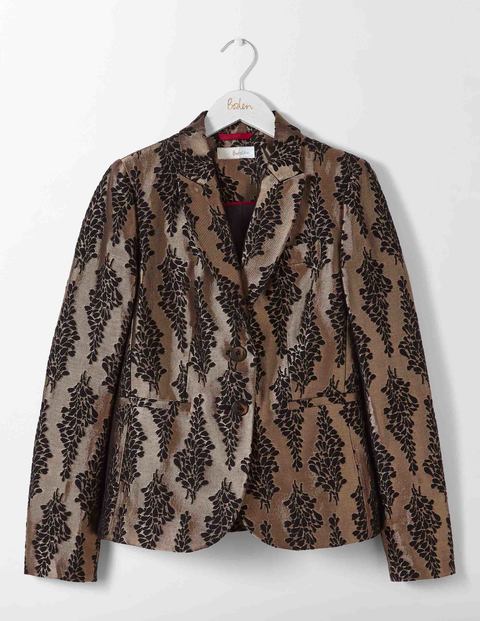 Jacquard-Party-Blazer - Schwarz und Zinn/Jacquard Jacquard-Party-Blazer - Schwarz und Zinn/Jacquard