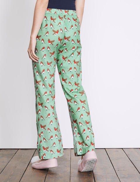 Cosy Woven Pull-Ons - Dusty Green Robins Cosy Woven Pull-Ons - Dusty Green Robins