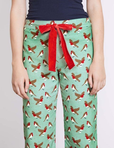 Cosy Woven Pull-Ons - Dusty Green Robins Cosy Woven Pull-Ons - Dusty Green Robins