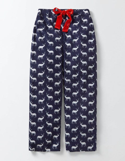 Cosy Woven Pull-Ons - Navy Deer Cosy Woven Pull-Ons - Navy Deer