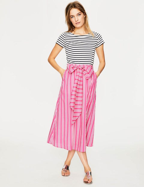 Kiera Rock - Pink mit Streifen in Ecru Kiera Rock - Pink mit Streifen in Ecru