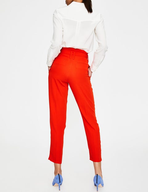 Melina Paperbag Pants - Red Pop Melina Paperbag Pants - Red Pop