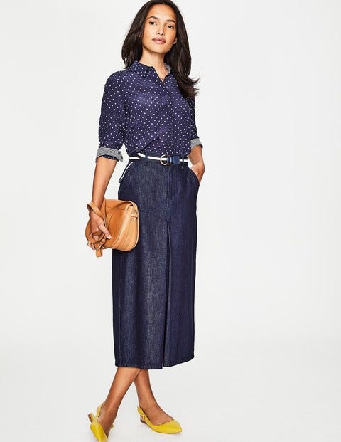 Mira Denim Skirt - Indigo Mira Denim Skirt - Indigo