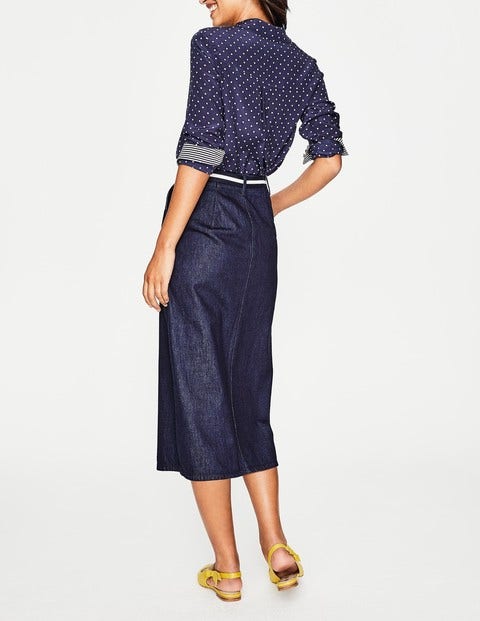 Mira Denim Skirt - Indigo Mira Denim Skirt - Indigo