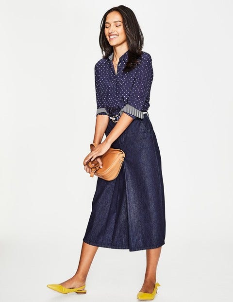 Mira Denim Skirt - Indigo Mira Denim Skirt - Indigo