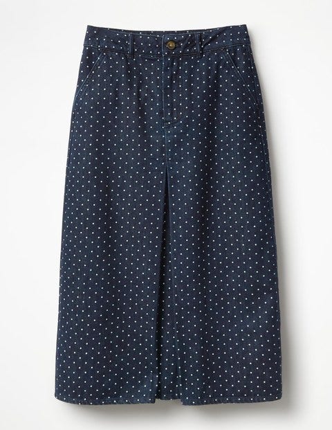 Mira Jeansrock - Indigo-Denim, Getupft Mira Jeansrock - Indigo-Denim, Getupft