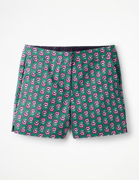 Richmond Shorts - Sap Green Woodblock Floral Sm Richmond Shorts - Sap Green Woodblock Floral Sm