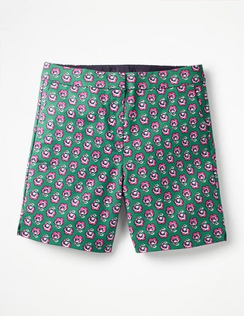 Richmond Shorts - Sap Green Woodblock Floral Sm Richmond Shorts - Sap Green Woodblock Floral Sm