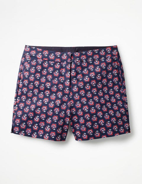 Richmond Shorts - Navy, Woodblock Floral Richmond Shorts - Navy, Woodblock Floral