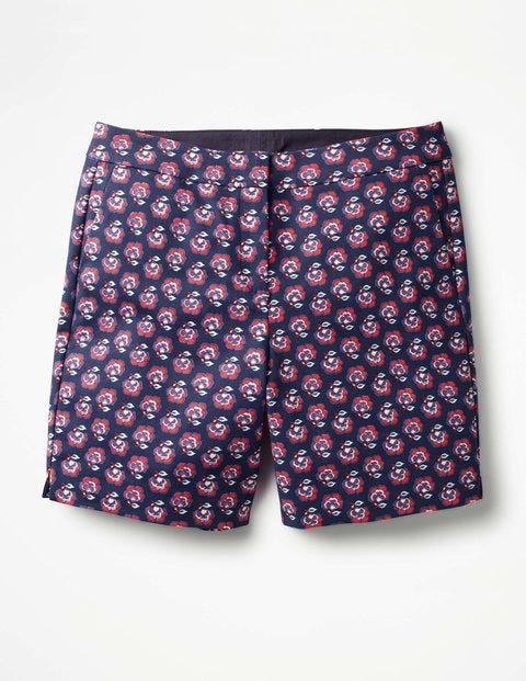 Richmond Shorts - Navy, Woodblock Floral Richmond Shorts - Navy, Woodblock Floral
