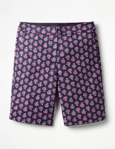 Richmond Shorts - Navy, Woodblock Floral Richmond Shorts - Navy, Woodblock Floral