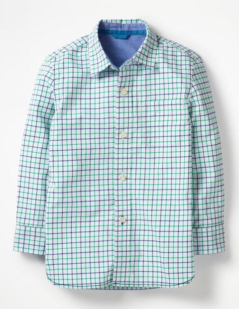 Laundered Shirt - Astro Green/Blue Tattersall Laundered Shirt - Astro Green/Blue Tattersall