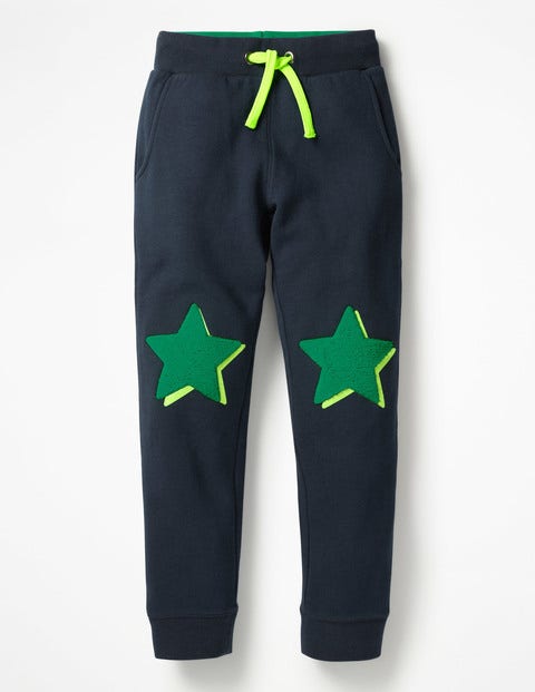 Applique Joggers - School Navy Stars Applique Joggers - School Navy Stars