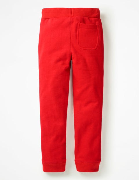 Appliqué Sweatpants - Salsa Red Stars Appliqué Sweatpants - Salsa Red Stars