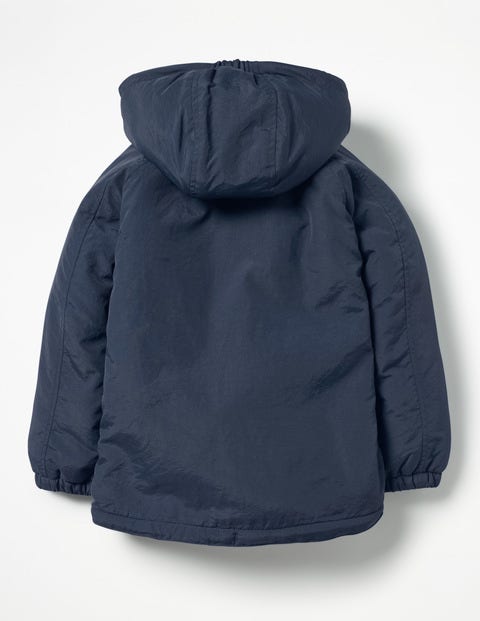 Sherpa-Lined Anorak - School Navy Sherpa-Lined Anorak - School Navy