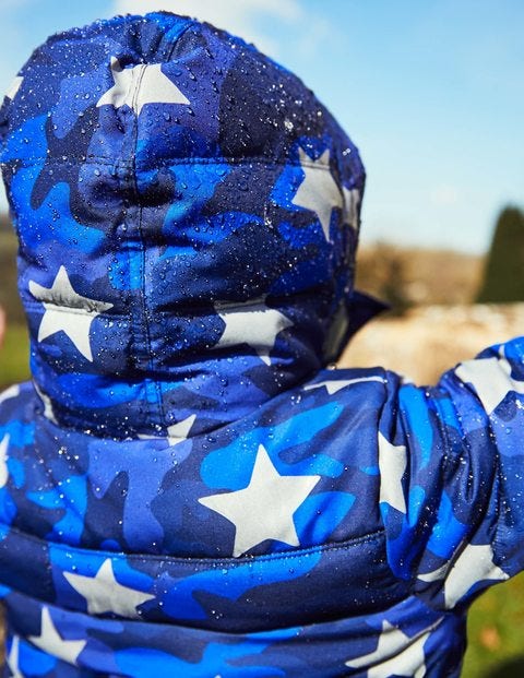 High Visibility Padded Jacket - School Navy Camouflage Star High Visibility Padded Jacket - School Navy Camouflage Star