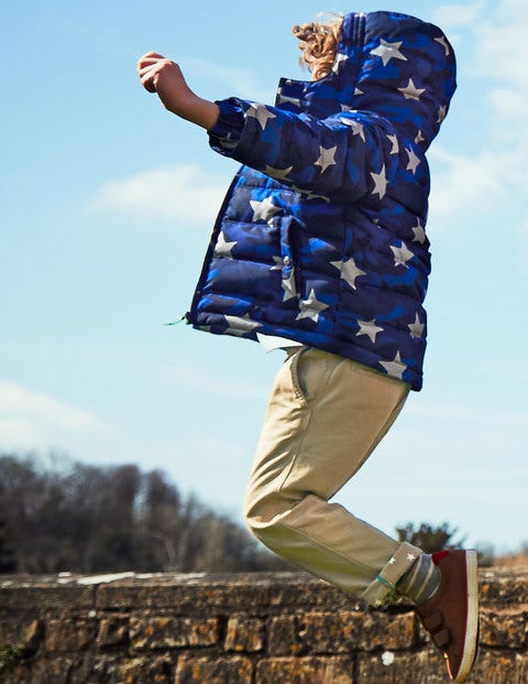 High Visibility Padded Jacket - School Navy Camouflage Star High Visibility Padded Jacket - School Navy Camouflage Star