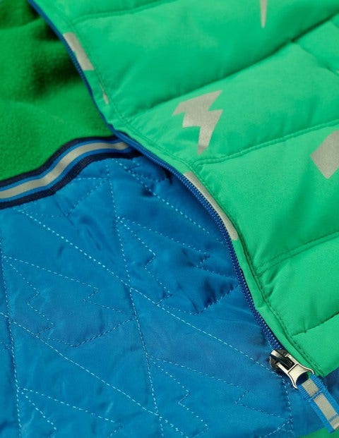 High Visibility Padded Jacket - Astro Green High Vis Bolts High Visibility Padded Jacket - Astro Green High Vis Bolts