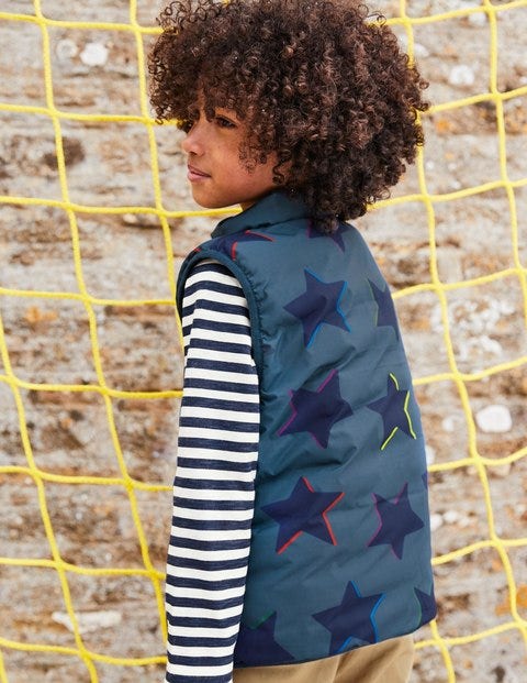 Reversible Vest - Robot Blue Star Reversible Vest - Robot Blue Star