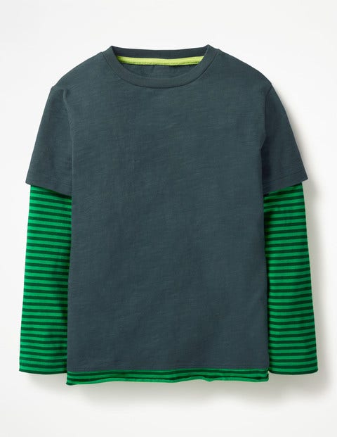 Layered T-Shirt - Robot Blue Layered T-Shirt - Robot Blue