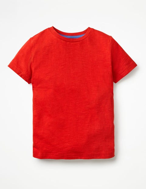 Slub Washed T-Shirt - Salsa Red Slub Washed T-Shirt - Salsa Red