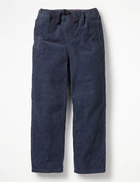 Cord Pull-on Trousers - School Navy Cord Pull-on Trousers - School Navy
