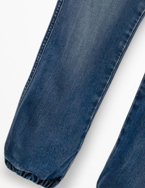 Pull-On Joggers - Mid Indigo Pull-On Joggers - Mid Indigo