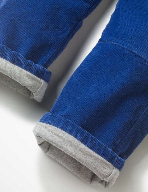 Lined Cord Pull-On Trousers - Orion Blue Lined Cord Pull-On Trousers - Orion Blue