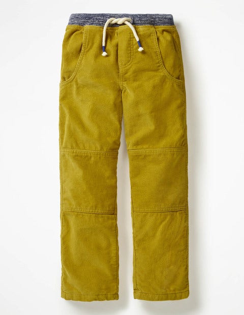 Gefütterte Cordhose Zum Hineinschlüpfen - Zartes Zitronengelb Gefütterte Cordhose Zum Hineinschlüpfen - Zartes Zitronengelb