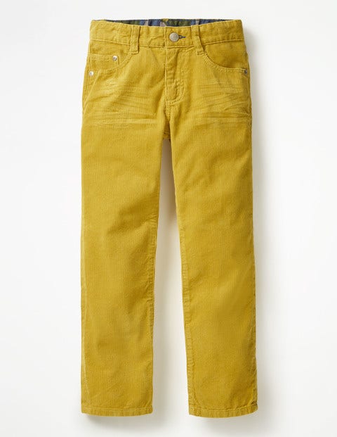 Slim Cord Jeans - Soft Lime Yellow Slim Cord Jeans - Soft Lime Yellow
