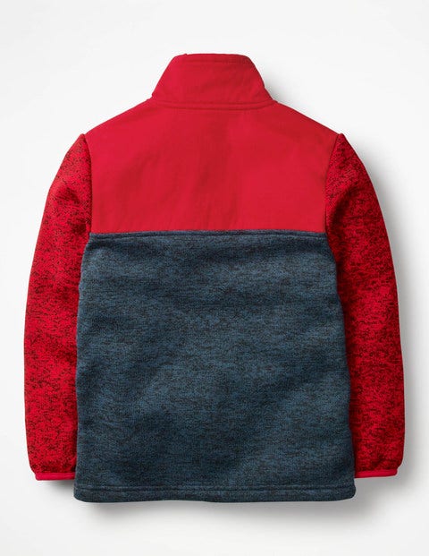 Sporty Half-Zip Sweatshirt - Salsa Red Sporty Half-Zip Sweatshirt - Salsa Red