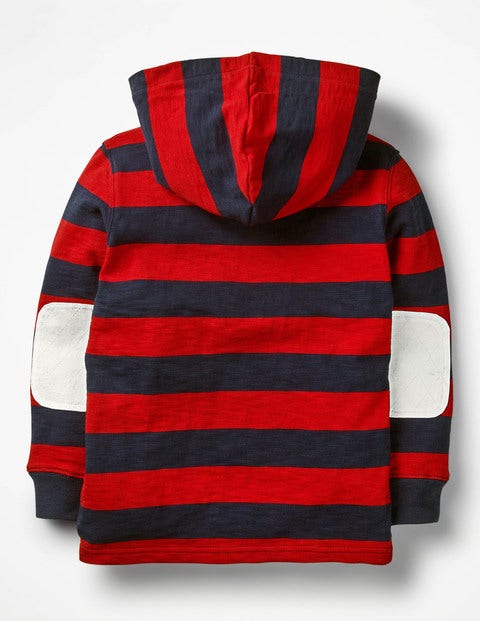 Hooded Rugby Shirt - School Navy/Salsa Red Hooded Rugby Shirt - School Navy/Salsa Red