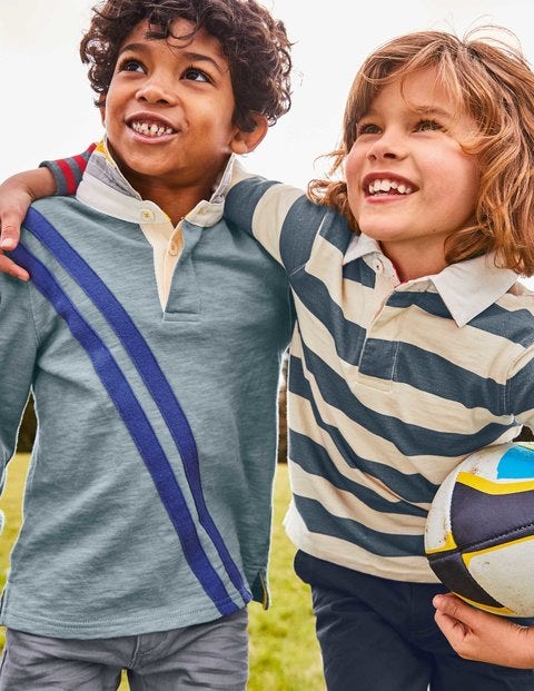 Rugby Shirt - Dolphin Blue Star Rugby Shirt - Dolphin Blue Star