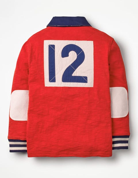 Rugby Shirt - Salsa Red/School Navy Rugby Shirt - Salsa Red/School Navy