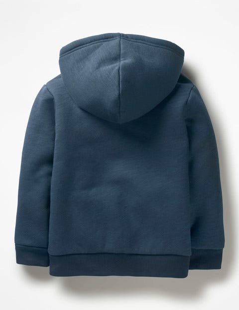 Borg-Lined Zip-Up Hoodie - School Navy Borg-Lined Zip-Up Hoodie - School Navy