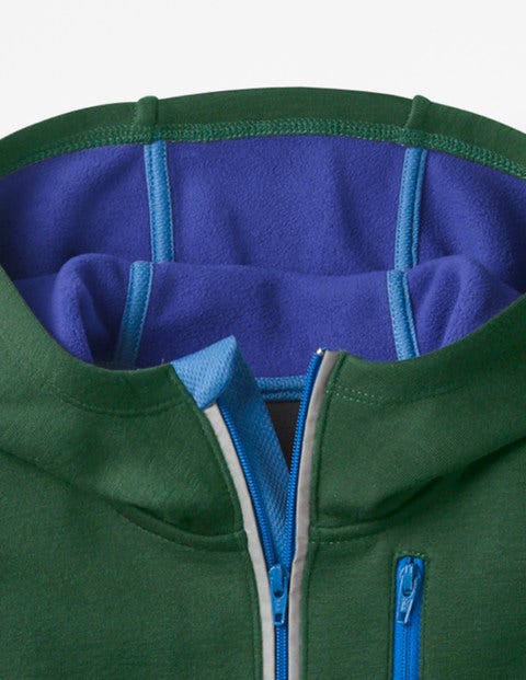 Active Zip-Up Hoodie - Scots Pine Green Active Zip-Up Hoodie - Scots Pine Green